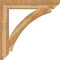 Ekena Millwork Thorton Slat Rough Sawn Bracket, Western Red Cedar, 6"W x 42"D x 42"H BKT06X42X42THR06RWR - alternate 2